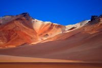 gekleurde bergen in Bolivia