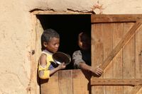 Kinderen in Madagascar
