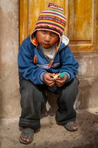 jongen in Peru